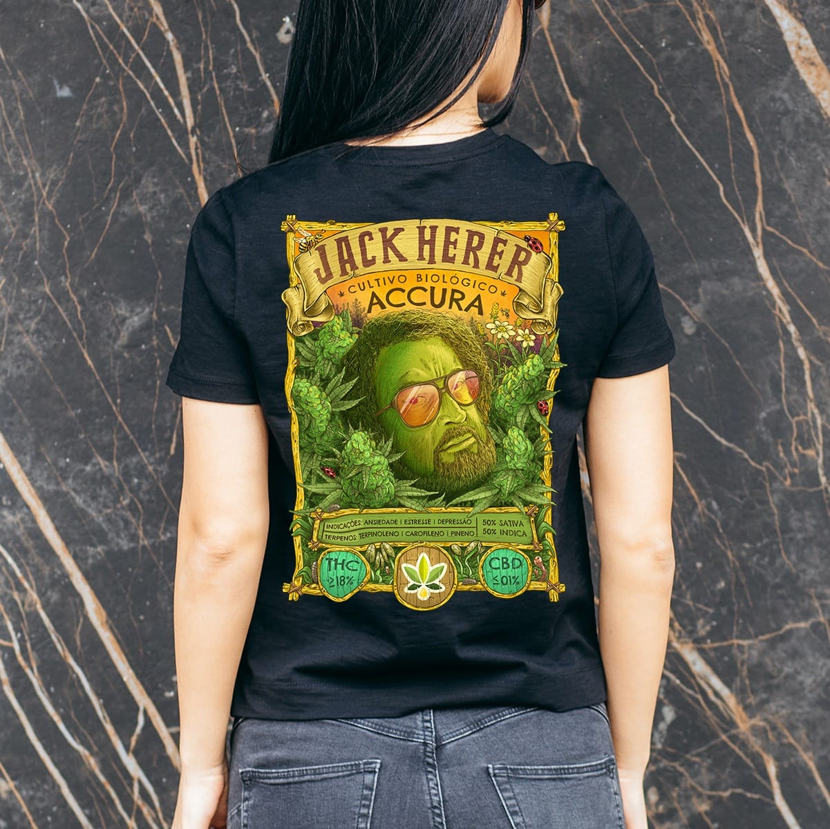 CAMISETA JACK HERER by ACCURA (Masc e Fem)